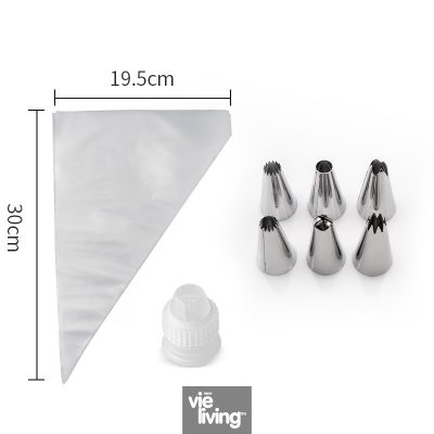 Icing Tips Set with Piping Bags