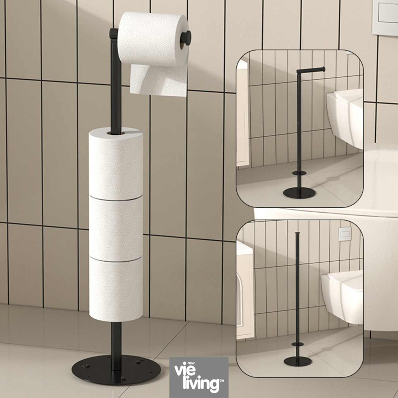 Freestanding Toilet Paper Holder