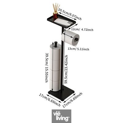 Freestanding Toilet Paper Holder