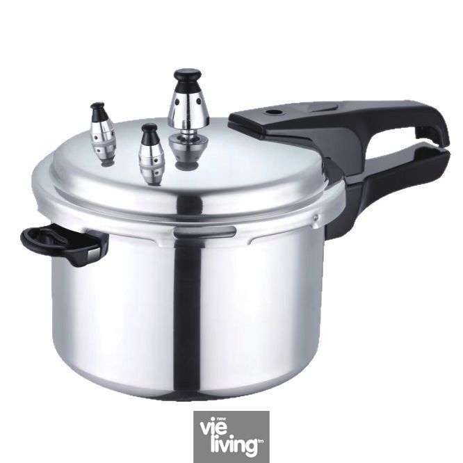 Heavy-Gauge Aluminum Pressure Cooker 3-13L