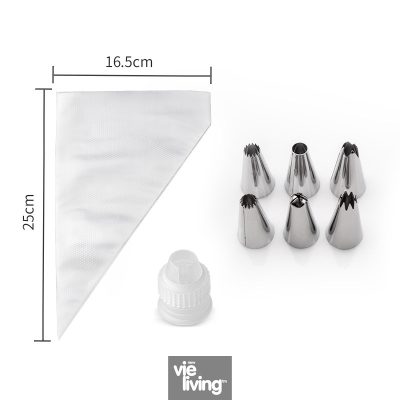 Icing Tips Set with Piping Bags