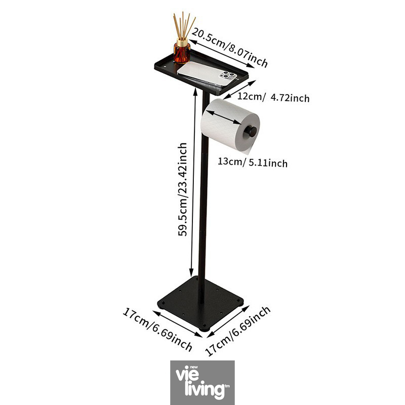 Freestanding Toilet Paper Holder